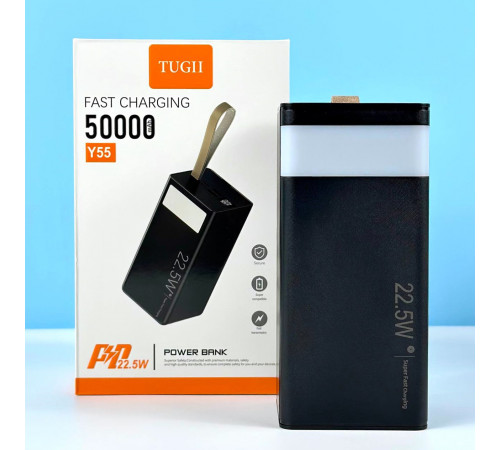 УМБ Power Bank WUW-TUGII Y55 50000mAh PD22.5W (з ліхтарем)