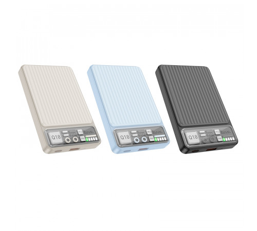 УМБ Power Bank Hoco Q18 Tourer 10000mAh PD20W+22.5W з бездротовою зарядкою