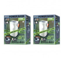 УМБ Power Bank Remax RPP-123 Gutitan Series 60000mAh PD27W+QC22.5W (з ліхтарем)