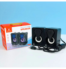 Колонка комп'ютерна JEQANG JS-702 RGB (13,3*8,5*10,8 см)