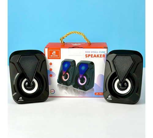 Колонка комп'ютерна JEQANG JS-701 RGB (11,0*8,0*6,0 см)