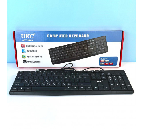 Клавіатура дротова X1, K107, TC-01, SMOF-100 (з Eng, Ru розкладками)