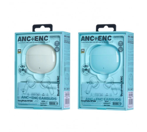 Бездротові навушники Remax W10N Crystal Series ANC+ENC