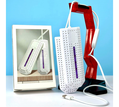 Сушарка для взуття Shoes Dryer White з USB-роз'ємом і таймером