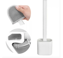 Туалетный ершик с гнущейся силиконовой щеткой 10 х 4,5 х 36 см / Ершик для унитаза ДЕШЕВЫЙ (100)