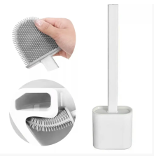 Туалетний йоржик із гнучкою силіконовою щіткою 10 х 4,5 х 36 см / Єршик для унітазу ДЕШЕВИЙ (100)
