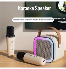 КАРАОКЕ СВЕТОДІОДНИЙ бездротовий аудіомікрофон дитячий караоке K1 (500(40)