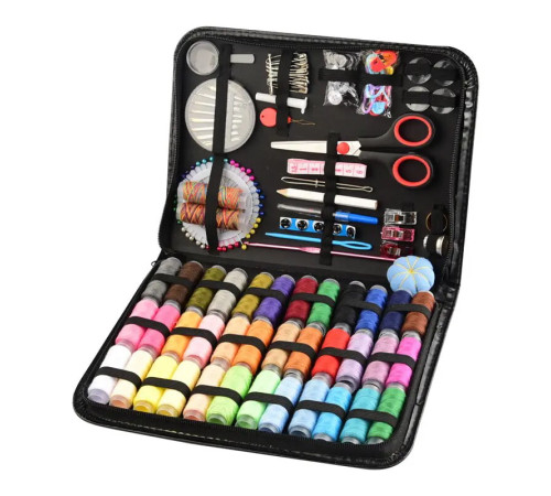 Универсальный швейный набор для ШИТЬЯ 21,3*14,3*3,80 см 350грам  IKS  W011  (20)