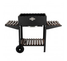 Мангал стационарный Daddy Smoke на 8 шампуров.