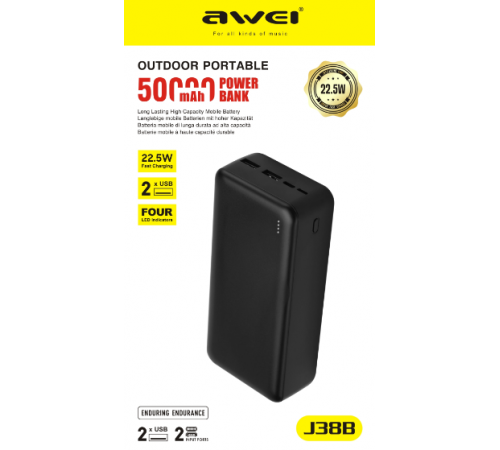 Повер банк  power bank	 50000  MhA     J38B       (25)