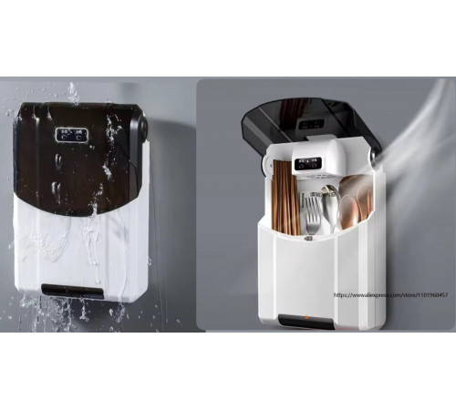 Дезінфікуючий Тримач для посуду, настінний відсік LY-996 (48)