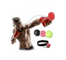 ТРЕНАЖЕР Боксерський м'яч для тренувань пов'язка на голову, м'яч для вправ Muay Thai (500)