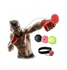 ТРЕНАЖЕР Боксерський м'яч для тренувань пов'язка на голову, м'яч для вправ Muay Thai (500)