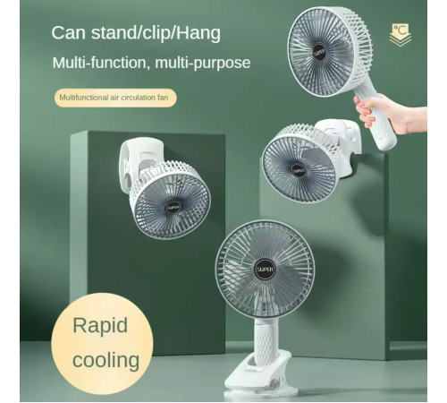 Вентилятор Міні USB з прищіпкою Дротовий desktop Fan XL-1293 (40)