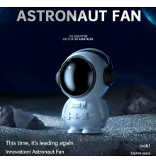 Вентилятор на шию астронавт, портативний невеликий вентилятор, зарядка через USB (100)