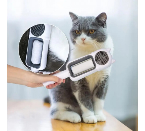 Гребінець кісточка для зубів з довгою ручкою щітка для домашніх тваринPet brusLY-524(160)