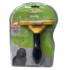 Фурмінатор для вичісування підшерстя у довгошерстих собак та котів розмір - 4 з кнопкою (60)(100)