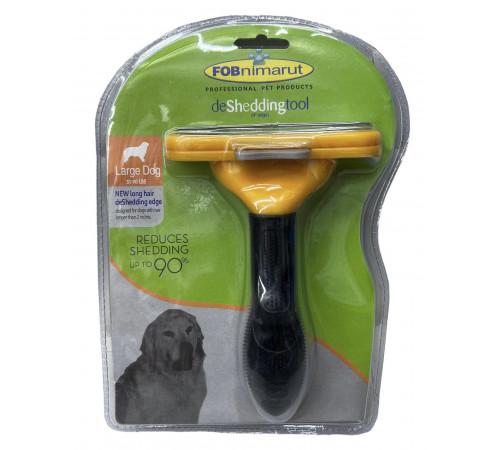 Фурмінатор для вичісування підшерстя у довгошерстих собак та котів розмір - 4 з кнопкою (60)(100)
