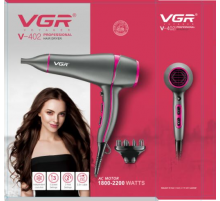 402 VGR Професійний фен для волосся 1800-2200 watts V-402 (12)