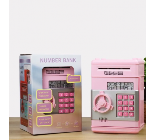 Скарбничка Електронна Скарбничка сейф NUMBER BANK ( 48)