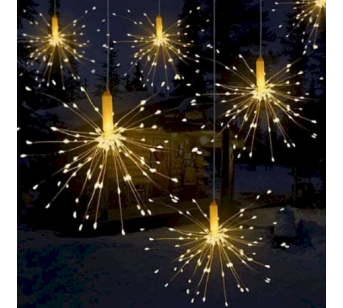 4546-код 2025год Підвісний Фейєверк 3M*0.3M БІЛИЙ 82-20 (50)