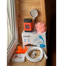 Душ Портативний Помаранчевий купання shower set НОВИЙ 217 (30)