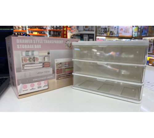 Прозорий органайзер ящик для зберігання шафка 1434 (48)