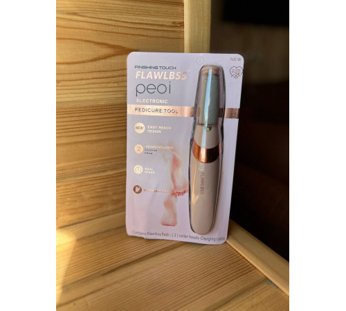 Апарат для педикюру пемза Pretty girl flawless pedi (дві насадки) 002 (200) (120)