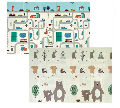 Дитячий Розвиваючий Двосторонній Термо Килимок, Розмір 180*200*1.0 (20)