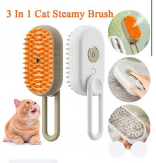 Щітка гребінець з ПАРОМ для котів та собак Steamy Brush Pet massage comb XL-889 (150)