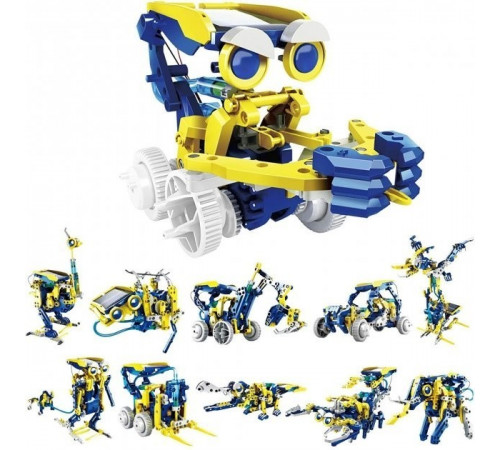 Конструктор NEW Конструктор робот на сонячних батареях Solar Robot Animals 14 в 1 214 (36) (48)