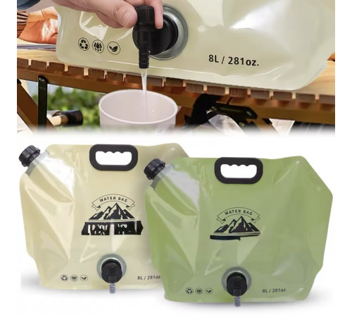 Сумка для зберігання води Ємність 8 л Складна сумка water bag -1 (100)