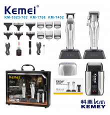 Kemei  3023-702  1798     402    Ты барбер  набор для стрижки     S3 KM-7023-702-KM-1798    (10)