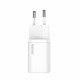 Мережевий зарядний пристрій Baseus Super Si Quick Charger 1C 25W EU White (CCSP020102)