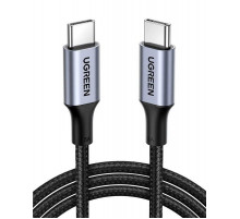 Кабель UGREEN US316 USB-C Cable Aluminum Case with Braided 2m (Black) (UGR-70429) (UGR-70429)