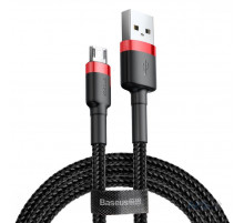 Кабель Baseus Cafule Cable USB For Micro 1.5A 2m Red+Black (CAMKLF-C91)