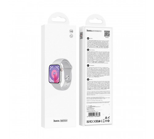 Смарт-годинник HOCO Y23 51mm. 300 mAh. IP67 Smart sports watch(call version) Silver (6942007634885)