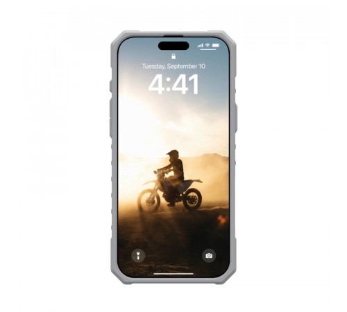 Чохол для смартфона UAG AAA Pathfinder Mag Clear for Apple iPhone 16 Grey (UAGPTCL16Grey)