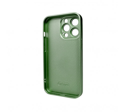 Чохол для смартфона AG Glass Matt Frame Color Logo for Apple iPhone 12 Pro Max Light Green (AGMattFrameiP12PMLGreen)