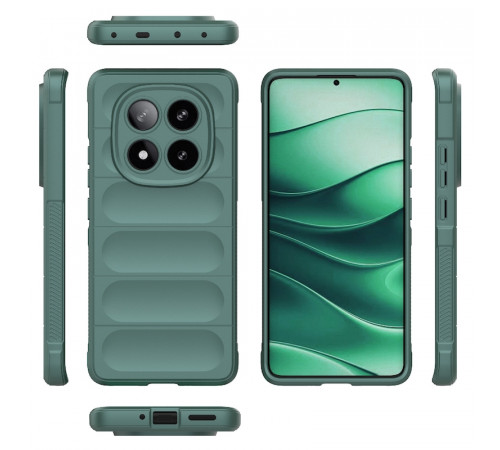 Чохол для смартфона Cosmic Magic Shield for Xiaomi Redmi Note 14 Pro Plus 5G Dark Green (MagicShXiNo14p+Green)