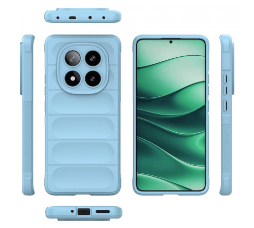 Чохол для смартфона Cosmic Magic Shield for Xiaomi Redmi Note 14 Pro Plus 5G Light Blue (MagicShXiNo14p+Blue)