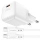 Мережевий зарядний пристрій з кабелем ACEFAST A77 mini PD30W GaN single USB-C charger set (C3-03) White (6974316282853)