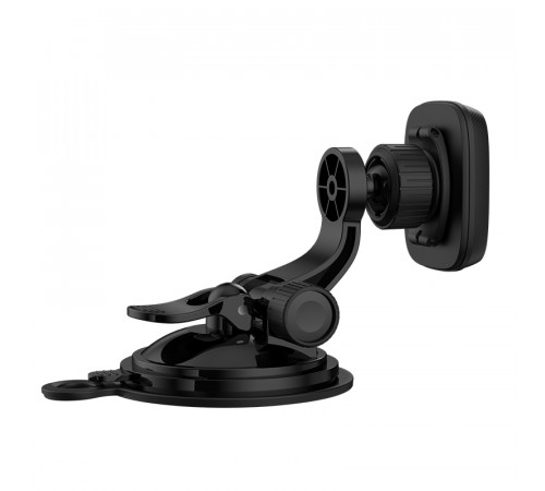 Автотримач для телефона HOCO CA28 Happy journey series suction cup magnetic car holder Black (6957531072966)