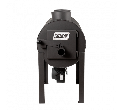 Дровяная печь буржуйка Экожар (ранее «Брест») Про 203 плюс с встроенным вентилятором