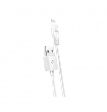 Кабель HOCO X1 USB to iP 2.4A, 2m, PVC, PVC connectors, White (6957531032014)