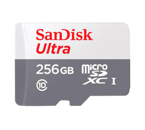 Карта пам'яті microSDXC (UHS-1) SanDisk Ultra 256Gb class 10 A1 (100Mb/s) (SDSQUNR-256G-GN3MN)