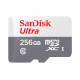 Карта пам'яті microSDXC (UHS-1) SanDisk Ultra 256Gb class 10 A1 (100Mb/s) (SDSQUNR-256G-GN3MN)