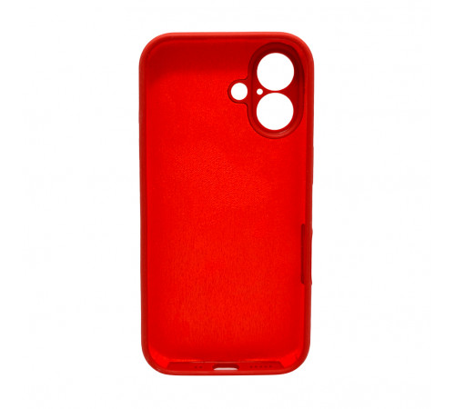 Чохол для смартфона Silicone Full Case AA Camera Protect for Apple iPhone 16 21,Rose Red (FullAAi16-21)