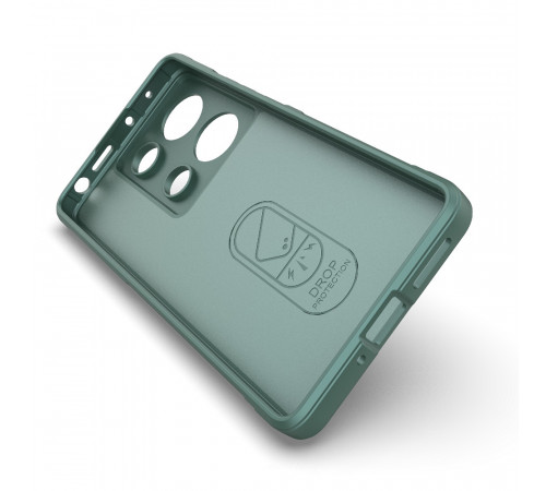 Чохол для смартфона Cosmic Magic Shield for Xiaomi Redmi Note 13 Pro 5G/POCO X6 5G Dark Green (MagicShXiNo13P5GGreen)