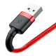 Кабель Baseus Cafule Cable USB For Lightning 2.4A 1m Red+Red (CALKLF-B09)